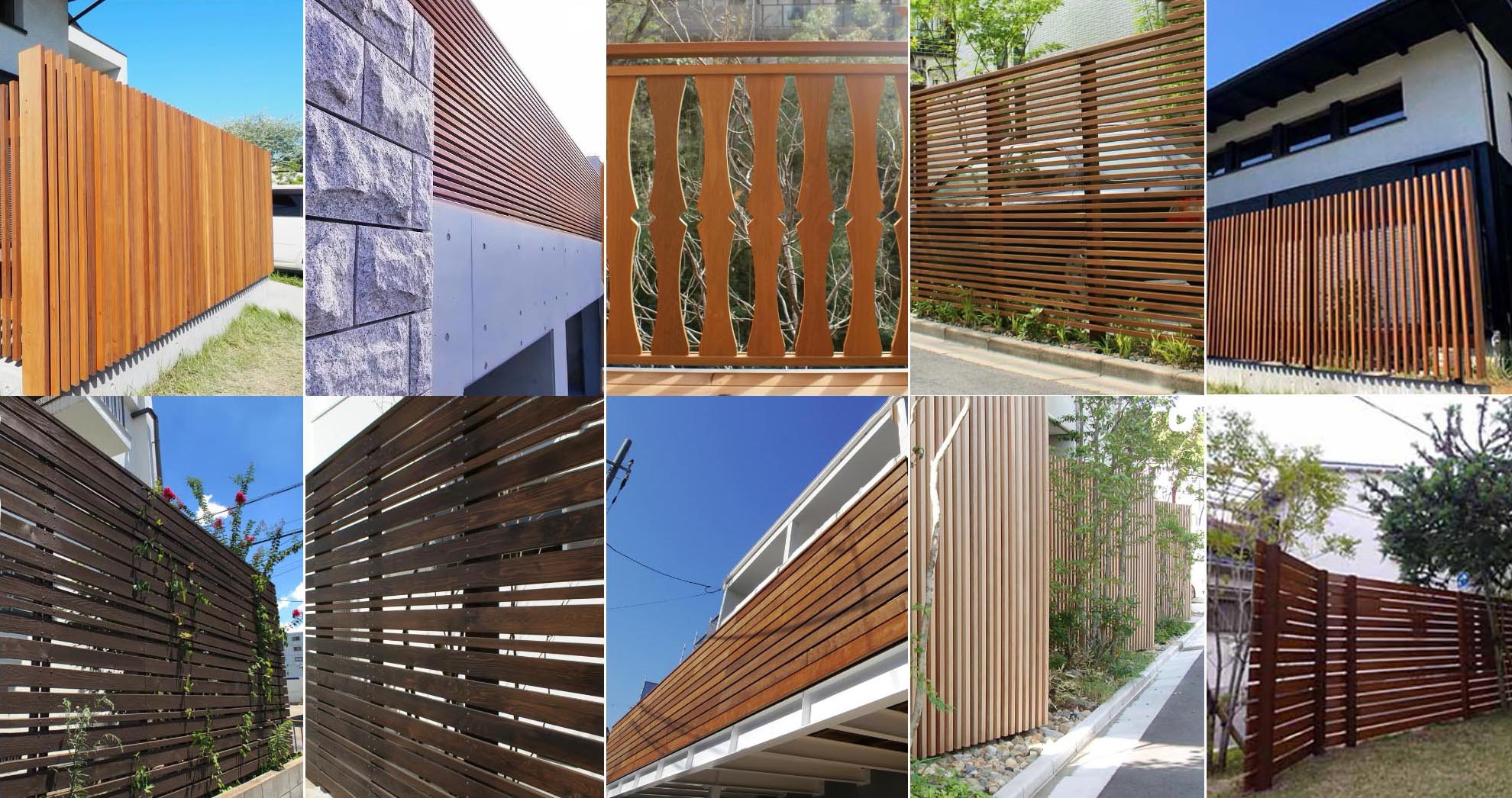 中川木材産業の目隠しフェンス